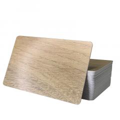 Cartes PVC imitation bois