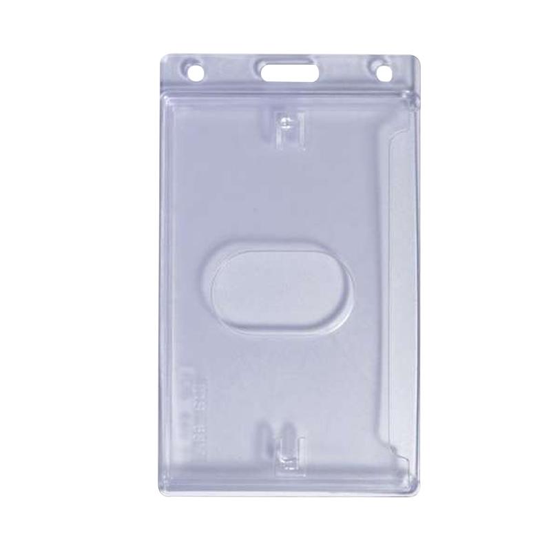 Porte-badge rigide 2 faces vertical - IDS 68 V