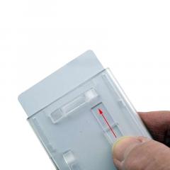 Porte-badge rigide à glissière horizontal ou vertical - ID SLIDE