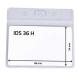 Porte-badge souple horizontal bandeau cristal - IDS 36 H