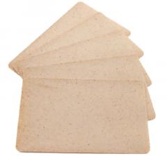 Cartes, étiquettes de prix PLA/BOIS (x100) durable ecologique edikio evolis