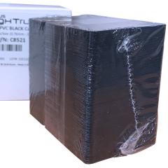 TRICARTE Evolis PVC noir mat sécable C8521