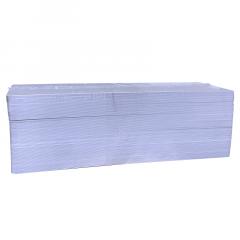 C4152 Cartes longues blanches PVC brillant Evolis