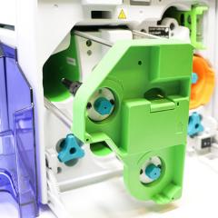 Imprimante badges SWIFTPRO - K30 simple face retransfert par sublimation emplacement ruban