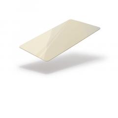 Cartes PVC Blanc crème