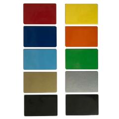 Cartes PVC couleur disponible