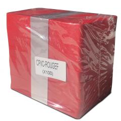 Cartes PVC ROUGE FONCE