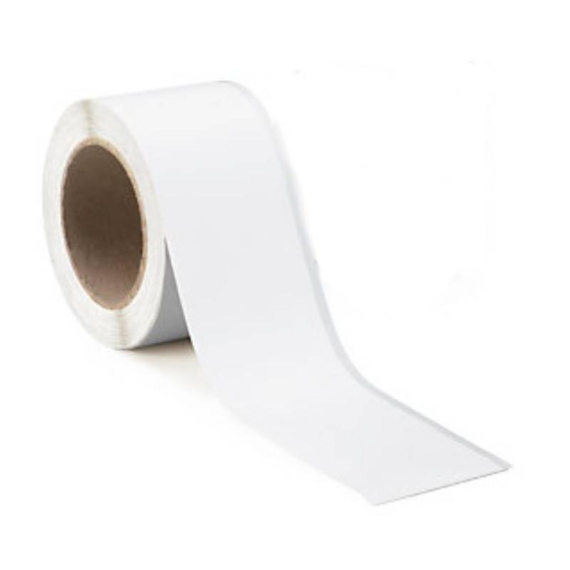 Rouleau d'étiquettes papier brillant continu DTM 100 mm x 56 mètres