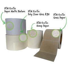 Etiquettes EcoTec DTM 102 x 76 mm papier mat nature