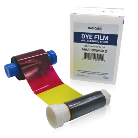 Ruban couleur YMCKO Magicard Pronto, Enduro, Rio Pro - 300 faces MA300YMCKO