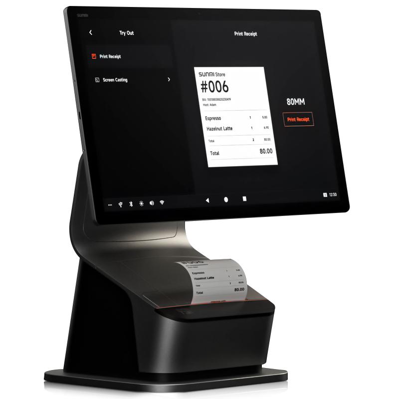 Terminal tactile SUNMI T3 PRO MAX avec imprimante intégrée