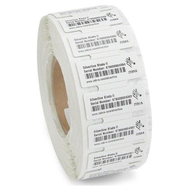Étiquette RFID UHF On-Metal Zebra Silverline Slim II - 100 x 13 mm - Réf. : 10026765