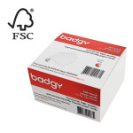 Cartes en papier blanches (x100) - Compatible Badgy100 & Badgy200