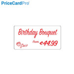 Cartes PriceCardPro Flex blanches Magicard - 110x54mm