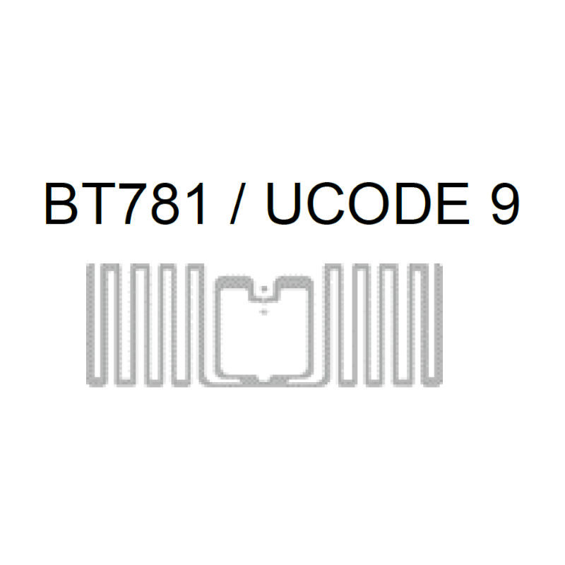 Etiquettes Zebra RFID UHF BT781 / UCODE 9 - 44 x 19 mm