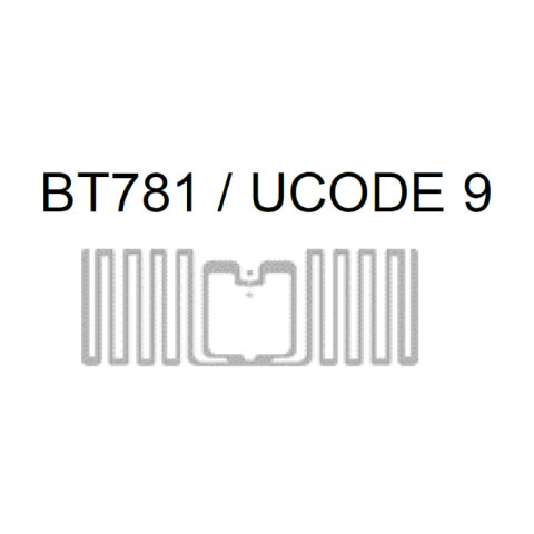 Etiquettes Zebra RFID UHF BT781 / UCODE 9 - 44 x 19 mm
