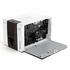 Imprimante à cartes Evolis Zenius 2 ouverte côté