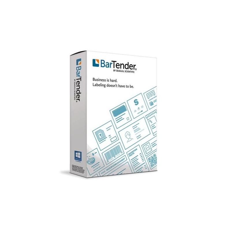 Seagull BarTender 2022 Professional, maintenance et support des postes de travail, 1 an