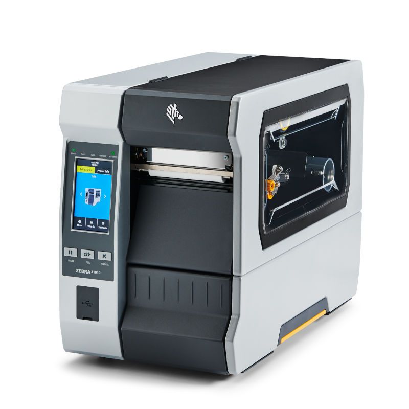 Zebra ZT610, 12 pts/mm (300 dpi), écran (couleur), RTC, USB, RS232, BT, Ethernet, WiFi, ZPL, ZPLII