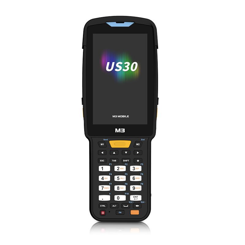 M3 Mobile US30, 2D, SE4710, 10.5 cm (4''), num. fonct., hot-swap, BT, WiFi, NFC, Android, noir