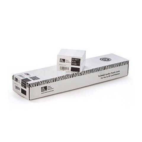 Cartes PVC 0.76 mm Blanc Zebra (x500)