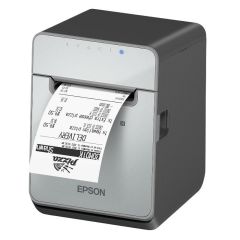 Epson TM-L100 (203 dpi), massicot, linerless, USB, RS232, Ethernet, noir