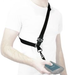 Bandoulière universelle avec système de détachement de sécurité + anneau textile - 1 point d'accroche