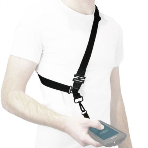 Bandoulière universelle avec système de détachement de sécurité + anneau textile - 1 point d'accroche