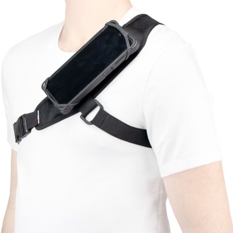 Bandoulière pectorale avec support universel appareil 5-7''