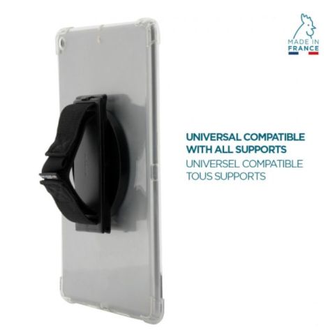Mobilis Inoversal Rotating HandstrapPatte de saisie rotative 360° adhésive universelle pour tablette + trépied + porte stylet