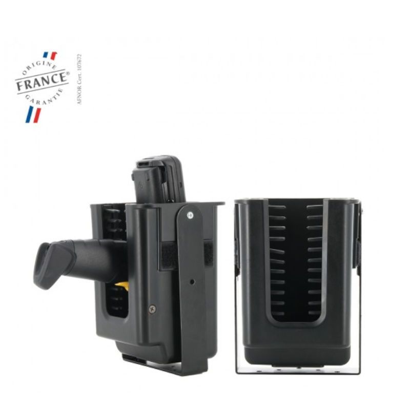 Mobilis Universal Forklift HolsterHolster pour terminaux pistol grip à visser sur un chariot élévateur - Système d'accès rapide 