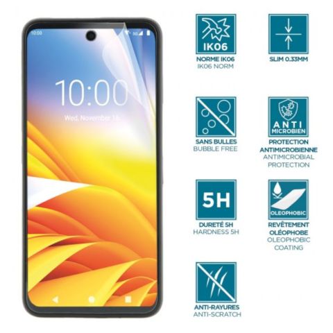 Protège-écran pour Zebra EM45 - Incassable & anti-chocs IK06 - Finition transparente