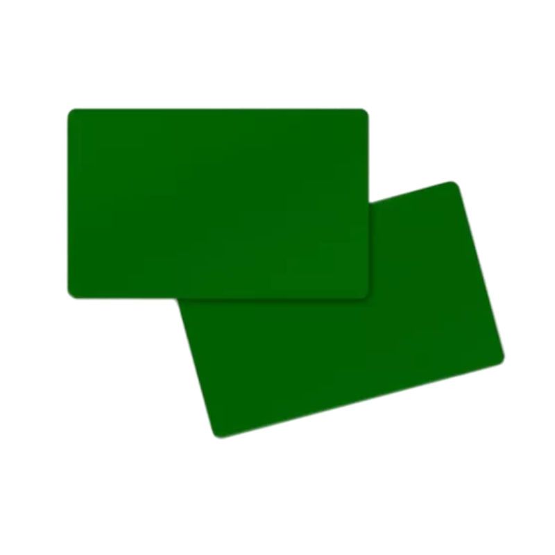 Cartes PVC Vert Zebra (x500)