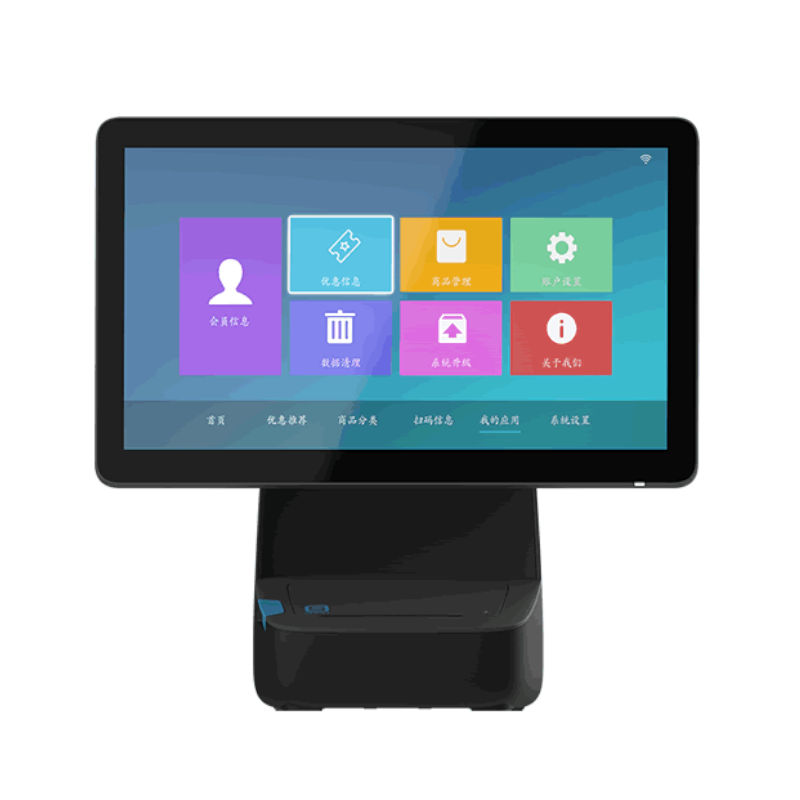 HiStone LUSA S, HK526 w Printer, 39,6 cm (15,6''), Full HD, USB, RS232, BT, Ethernet, WiFi, eMMC, Android, noir