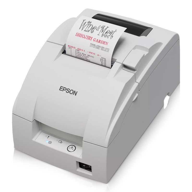 Epson TM-U220IIB, ERC38B, massicot, LPT, blanc