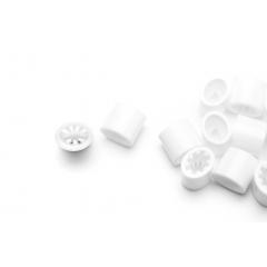 Clip plastique bloc bracelet blanc