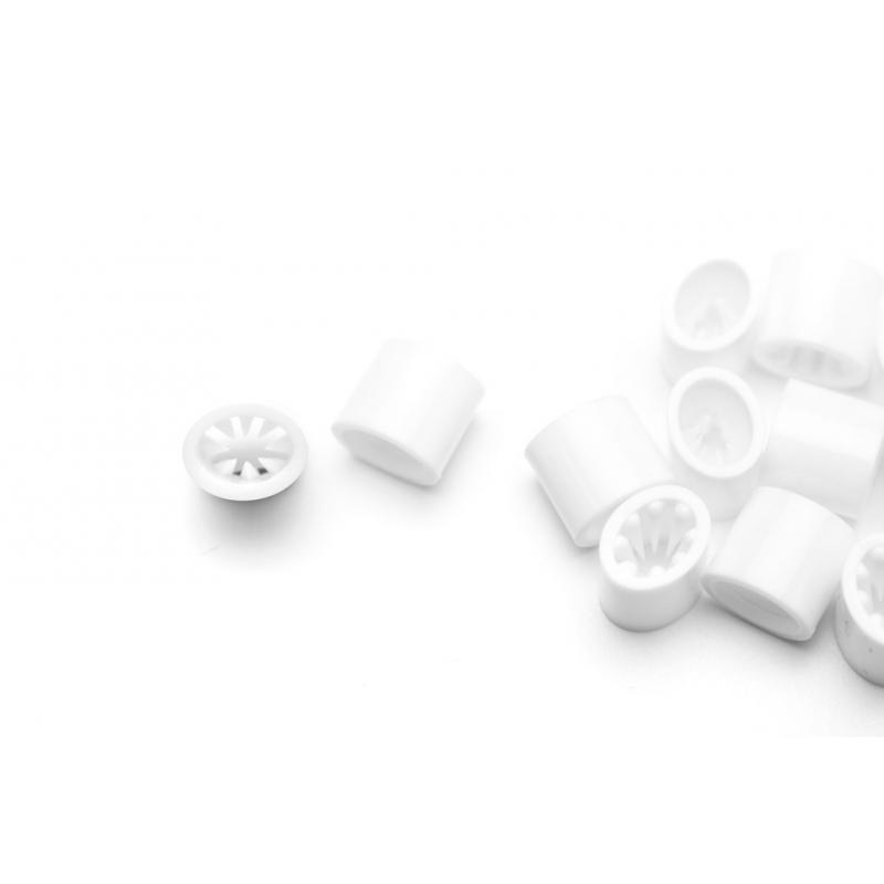 Clip plastique bloc bracelet blanc