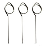 Piques en inox 7,5 cm pour étiquettes de prix edikio