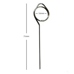 Piques en inox 7,5 cm pour étiquettes de prix edikio