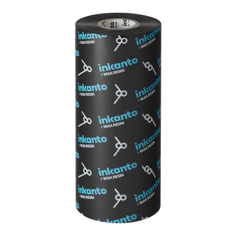 Rubans transfert thermique, Inkanto, APX FH+, Cire/Résine, 85 mm, 74 m, Extérieur, Noir