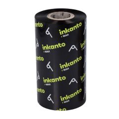 Rubans transfert thermique, Inkanto, AWX FH, Cire, 83 mm, 300 m, Extérieur, Noir