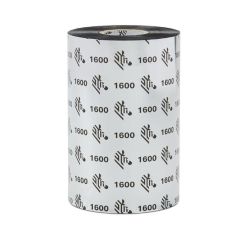 Ruban noir 1600 cire Zebra - 220 mm x 450 m