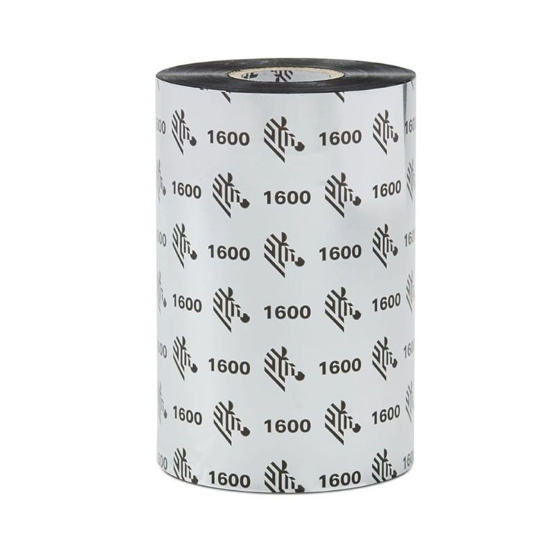 Ruban noir 1600 cire Zebra - 220 mm x 450 m