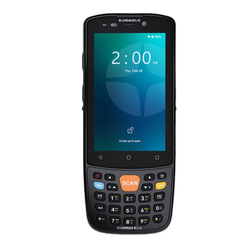 Datalogic Memor K20, 2D, Area Imager, 10.5 cm (4''), RTC, USB-C, BT (BLE), WiFi, NFC, Android, GMS, noir