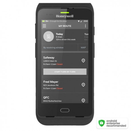 Honeywell CT40, 2D, 12.7 cm (5''), warm-swap, BT (5.0), WiFi, 4G, NFC, Android, GMS