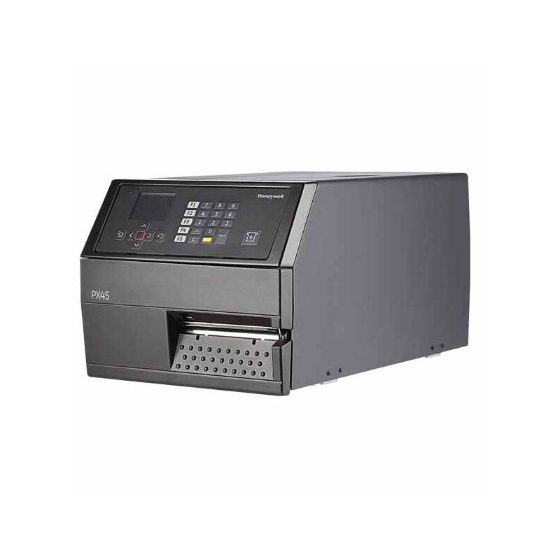 Honeywell PX45, 8 pts/mm (203 dpi), ré-enrouleur, LTS, écran (couleur), RTC, LPT, Ethernet, multi-IF