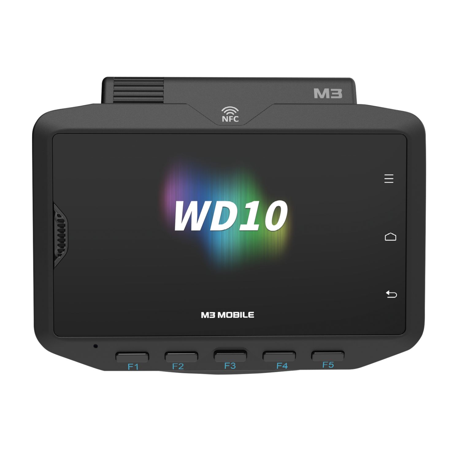 M3 Mobile WD10, 10.5 cm (4''), capacitif projeté, USB-C, BT, WiFi, NFC, Android