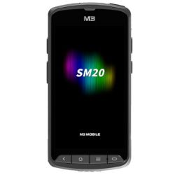 M3 Mobile SM20F, 2D, SE4710, 12.7 cm (5''), GPS, BT (5.1), WiFi, 4G, NFC, Android, GMS, RB, noir