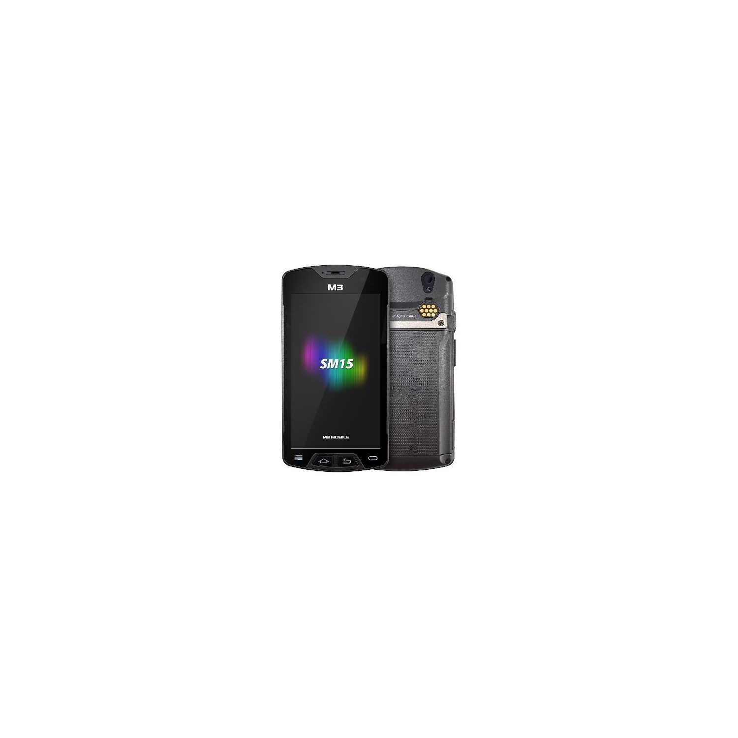 M3 Mobile SM15, 2D, MR, SE4750, 12.7 cm (5''), Full HD, GPS, BT (BLE), WiFi, 4G, NFC, Android, GMS, batt. étendue