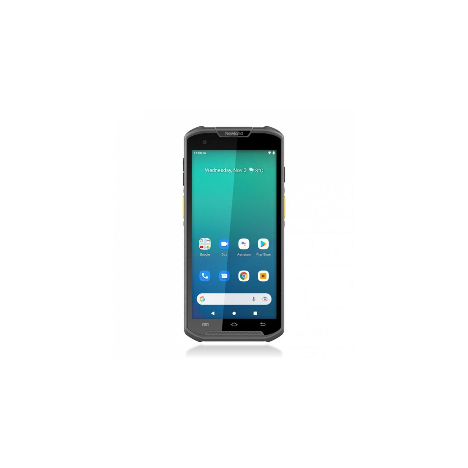 Newland MT93 Pro UHF, 2D, 14 cm (5.5''), GPS, pistolet, RFID, USB-C, BT, Wi-Fi, Android, en kit, RB